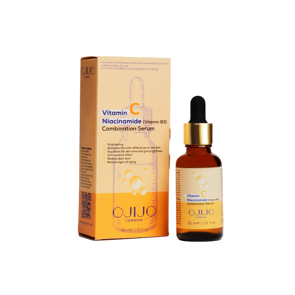 Aydınlatıcı ve Renk Tonu Eşitleyici Niasinamid Destekli C Vitamini Serum 30 ml