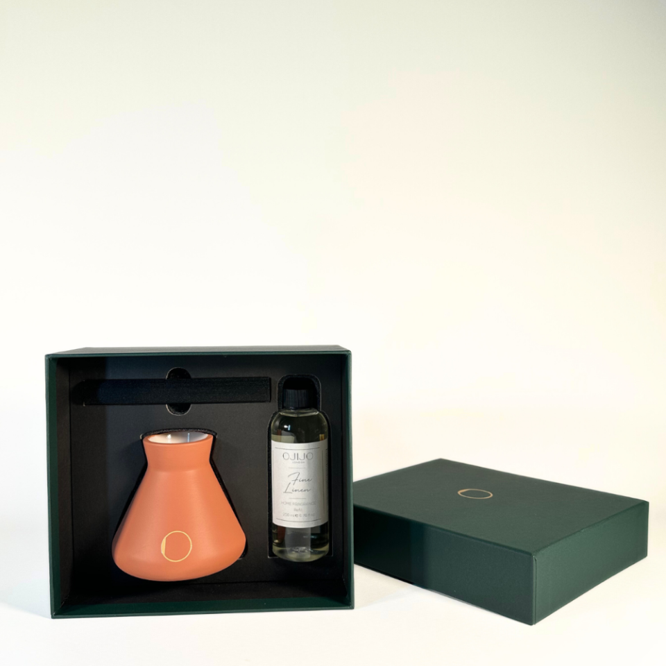 Çubuklu Oda Kokusu, Terracota Seramik Pot