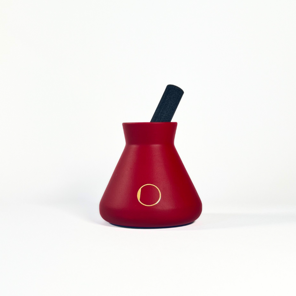 Çubuklu Oda Kokusu, Kırmızı Seramik Pot