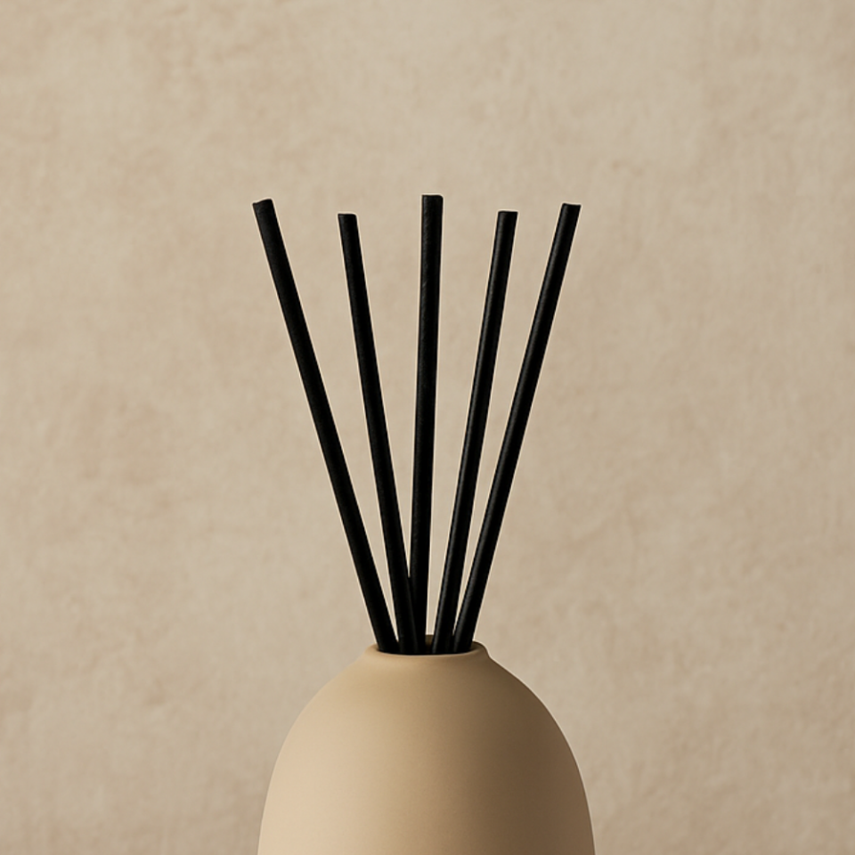 Çubuklu Oda Kokusu, Galaksi Açık Kahverengi Stoneware Seramik Pot